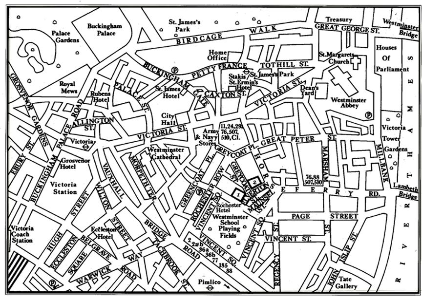 Location Map & Directions ROYAL HORTICULTURAL HALLS & CONFERENCE CENTRE 80 Vincent Square, London SW1P 2PE