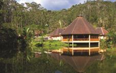 Extension to Andasibe National Park Vakona Forest Lodge, Andasibe (2 nights) Vakona Forest Lodge welcomes you with a log fire in its central seating area and fantastic views overlooking the lake.
