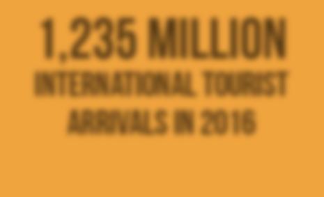 International tourism in 2016 Key trends and outlook International tourist arrivals (overnight visitors) in 2016 grew by 3.