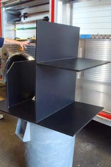We are manufacturing new brackets, storage boxes,