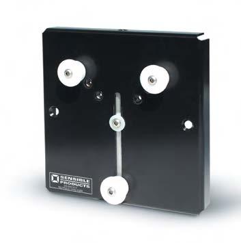 One holder adjusts for diameters from 4 to 6. Simplicity, practicality, flexibility.