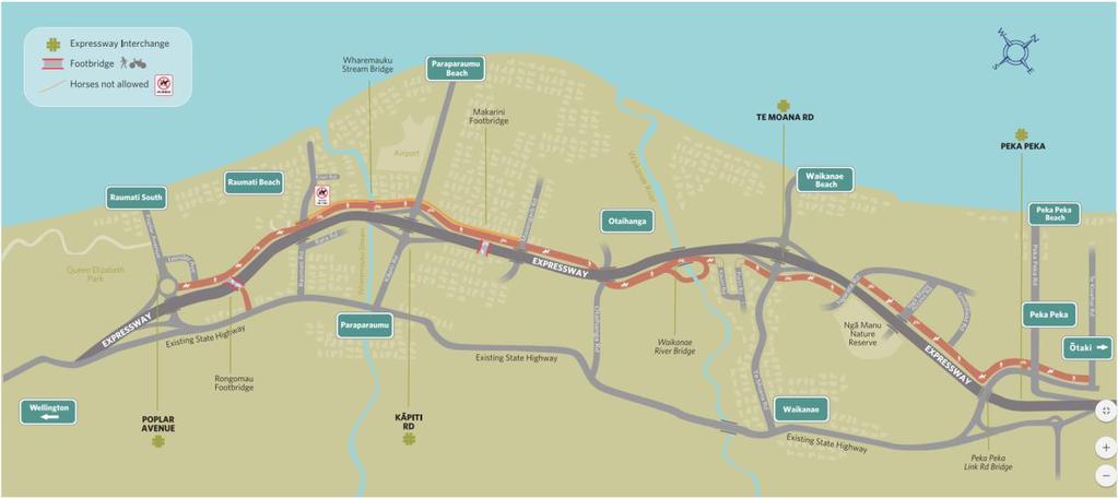 KĀPITI COAST INFRASTRUCTURE Impact of road transport changes In order to inform KCDC s policy for attracting and retaining businesses, it is important to understand the impact of the recently