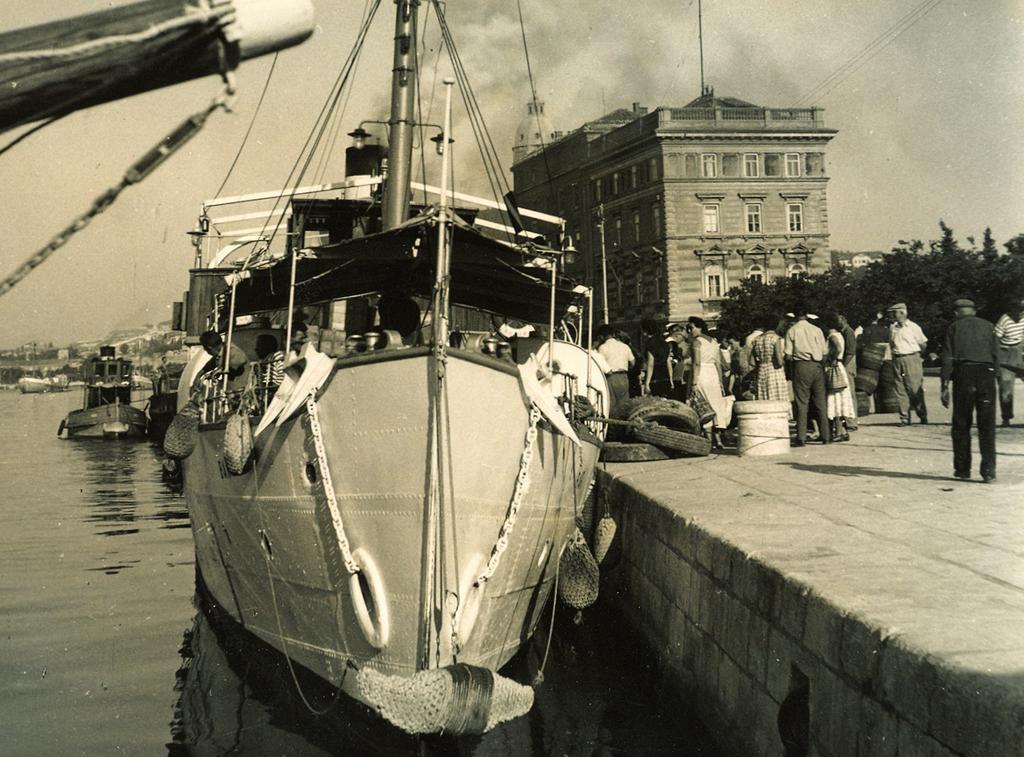 Figure 4. Awkward looking Beli was built in 1898. confirmed by the Inter-Allied Reparations Commission in August 1921. 48 out of 54 steamships owned by Ungaro-Croata were allocated to Yugoslavia.