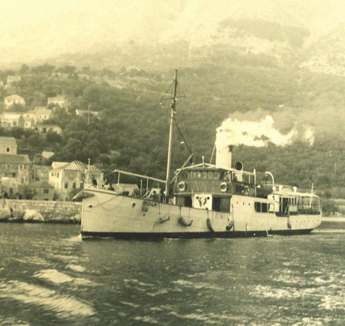 Figure 10. Ston remembered for the battle of Naš. Yugoslavia. Moreover, in May 1964, she became the first and the only ship awarded the Order of National Liberation.