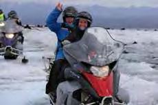 (depends on season). Once there, you ll join an exhilarating one-hour snowmobiling tour across the endless white snowfields.