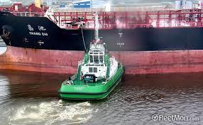 Tug name Year built Klaipeda port tugs data Draft (m) Power (kw) Bollard pull (tons) Max.