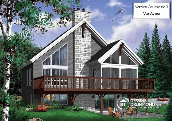 OPTION 2: TURNKEY CONSTRUCTION Les Sommets Charlevoix oversees every step of your cottage construction project: choice and purchase of the land, selection of the cottage model, layout plan,