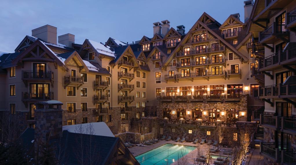 Overview Village Convenience Accommodations Mountain Dining Spa Pampering Outdoor Adventures ENJOY A COMPLETE RESORT When you host your wedding at Four Seasons Resort and Residences Vail, the whole