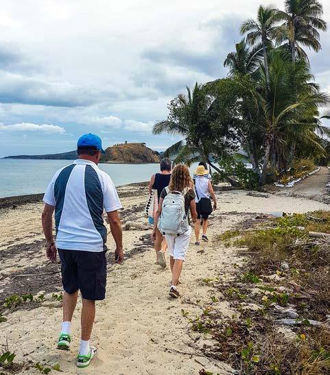 FIJI 8 DAY SOLOS TOUR - SEPTEMBER 2018 Day 1-4 September 2018 DENARAU MARINA TIVUA ISLAND (L,D) Ni sa Bula is the magical call of welcome as you board Reef Endeavour for your island adventure.