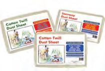 All our cotton dust sheets are a cream off white colour, for a pure white colour see the stitch bonded dust sheet.