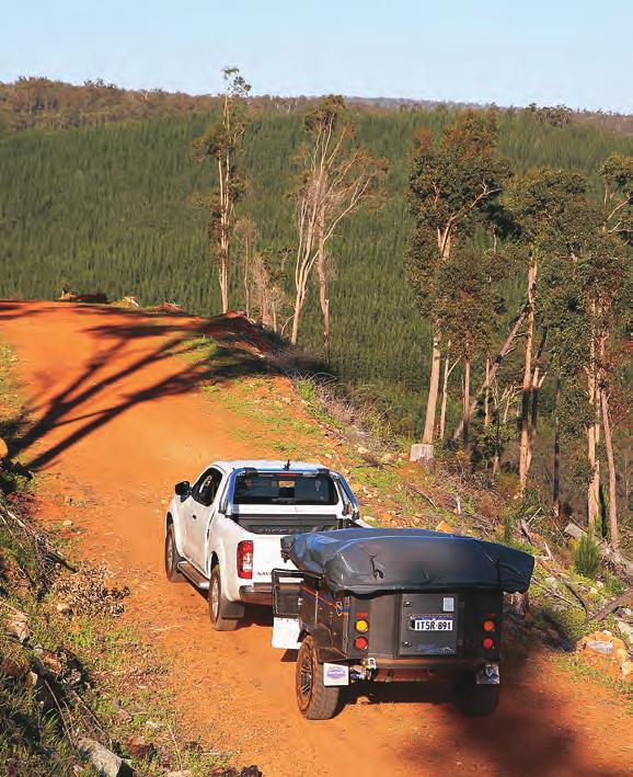 Hauling a camper trailer around the bush requires an adjustment to the way you drive, often ruling out narrow tracks and steep or tricky hill climbs as a viable means of reaching your preferred