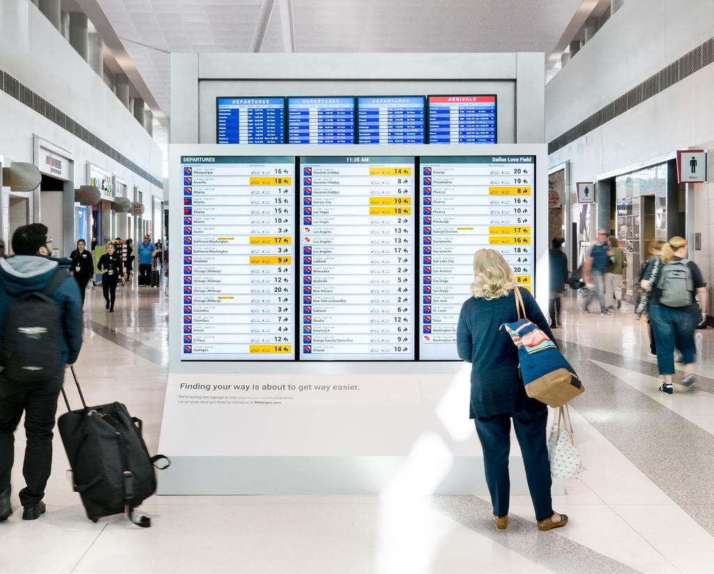 In 2017, Southwest Airlines set out to improve the in-airport experience. We listened to Customers and Employees, tested a variety of solutions, then developed the most promising ideas. The result?