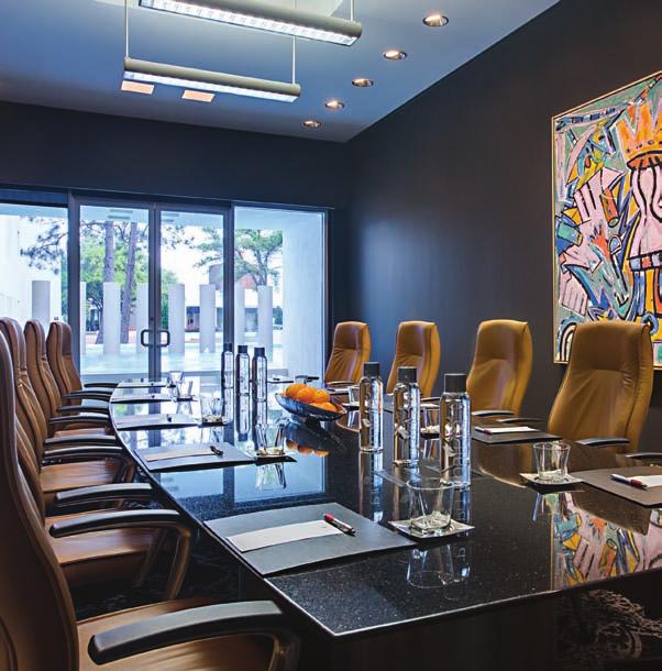 WHERE BUSINESS MEETS BEAUTIFUL Uncover original ideas and drive your agenda home in one of our newly renovated meeting rooms equipped with the latest technology.