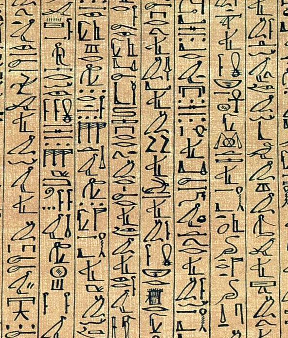 Hieroglyphics Writing began in Egypt around 3000 B.C.