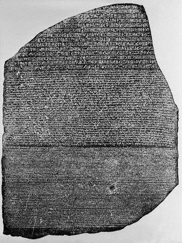 The Rosetta Stone The discovery of the Rosetta stone allowed for the translation of