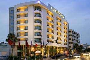 This first class hotel is located in downtown Rabat near