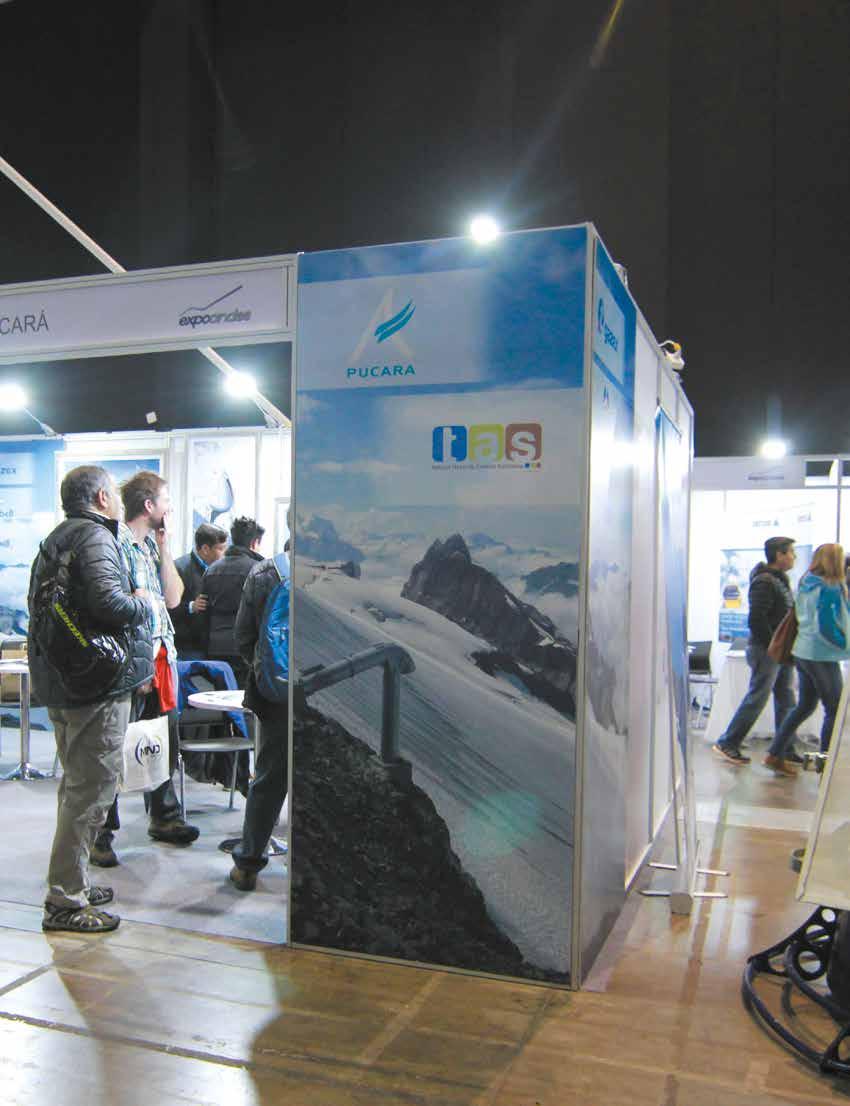 CHILE: AN EXHIBITION ON THE MOUNTAIN SUMMITS Organised every two years in Santiago, Chile, Expo Andes is a B2B event addressing a range of mountain activities in the Andes.