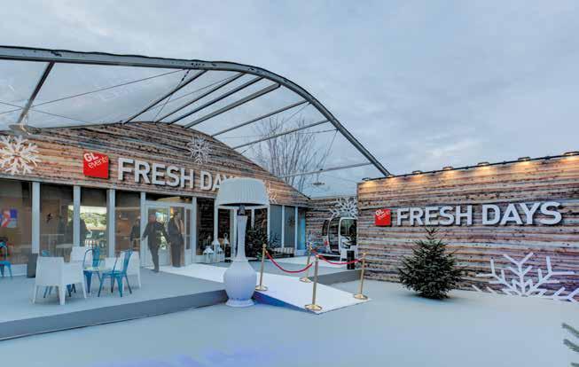 GL EVENTS LIVE FRESH DAYS - MOUANS-SARTHOUX, FRANCE tempo- With Aganto, an English manufacturer of ٱٱ rary industrial and logistics buildings for long-term rental, GL events completes the premium