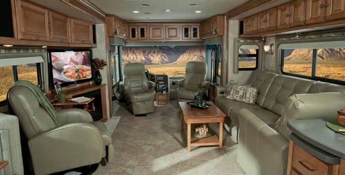 40U Tranquil with Coffee-Glazed Vienna Maple 40U Tranquil with Coffee-Glazed Vienna Maple This is Living Itasca proudly presents the 2012 Meridian.