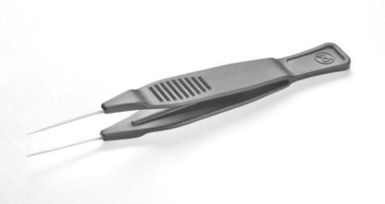 FORCEPS Notched Forceps G10032 10 mm Tips, 0.