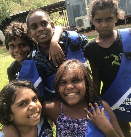 INSPIRING BRIGHTER FUTURES AND STRENGTHENING SOCIAL INCLUSION The Huddle, a charitable not-for-profit established by North Melbourne has a partnership with Mercy College in Victoria to support the