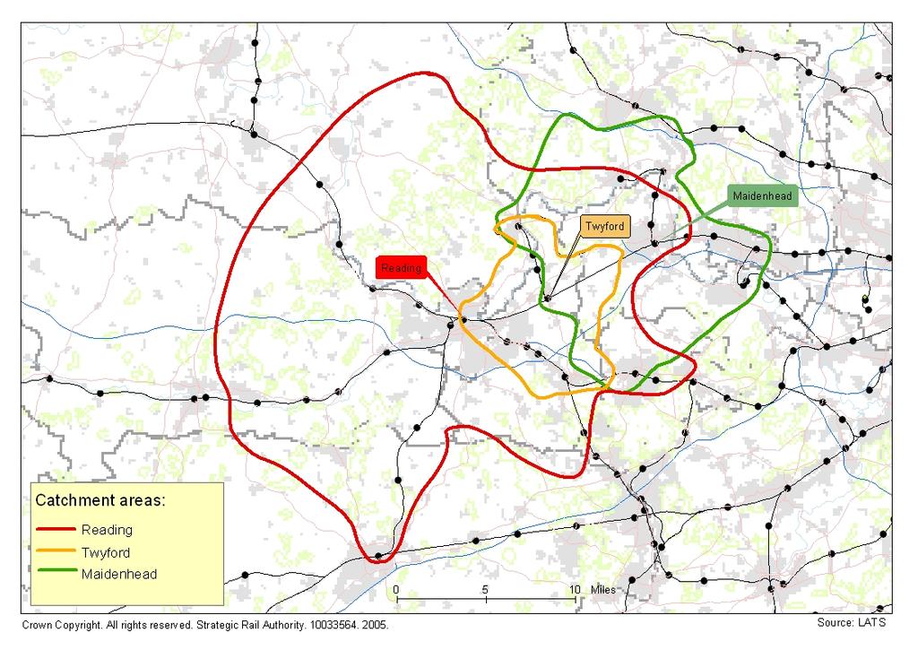 10. Catchment Analysis The data collected in the survey contains information of potential use to planning bodies across the area covered by the study.