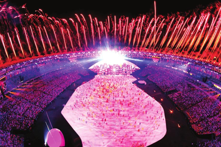 Pamje nga ceremonia e hapjes së Lojërave Olimpike RIO 2016.