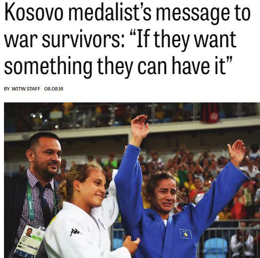 Eurosport: Majlinda Kelmendi fiton të artën në xhudo për t u bërë