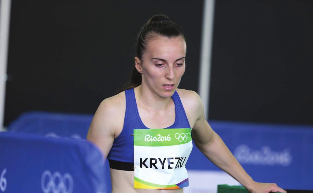 Vijona Kryeziu në zonën miks, pas rekordit të ri kombëtar të Kosovës në debutimin e saj në Lojëra