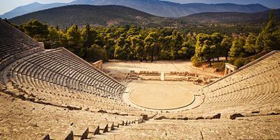 ATHENS - EPIDAUROS ANCIENT THEATRE NAFPLION-MYCENAE-OLYMPIA DAY 3 Departures: Every Monday from November 2 nd till March 28 th Dep. 08.45 - Ret. 19.