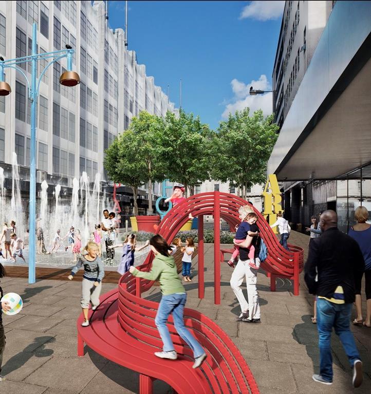 PUBLIC REALM PROJECTS Ensuring Oxford Street District Transformation delivers our vision and the needs of businesses Spearheading district-wide public realm improvements advocating, funding &