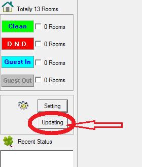 One-key Updating to refresh all rooms with the