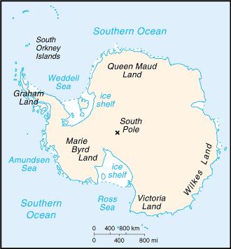 Not until 1840 was it established that Antarctica was indeed a continent and not just a group of islands or an area of ocean.