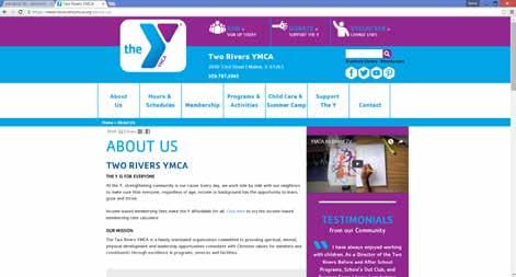 TWO RIVERS YMCA Accessing Your Accounts STEP 1 Visit tworiversymca.