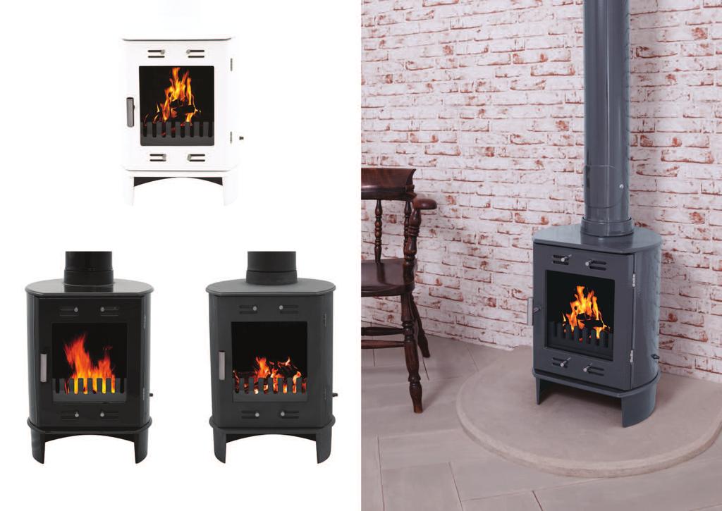 Stove Features Approved for use in smoke exempt zones when burning Dante Stove (5kW) 76.