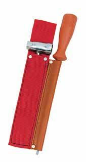 Removable, adjustable 2" elastic webbing suspenders offer extra give and help distribute the weight of saws, scabbards and other saddle accessories.