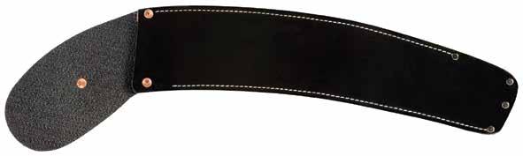 SADDLE CURVED ACCESSORIES SCABBARDS #14 Curved Saw Scabbards with Snaps and Belt Slots Perfect for ground workers, these scabbards feature 2" slots for quick and easy attachment to work belt