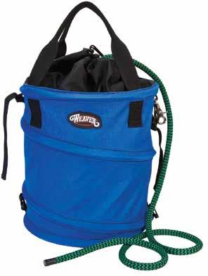 Deluxe Rope Bag Durably-constructed bag stands up on its own for dependable performance Perfect for storing lifeline ropes measuring 1/2"