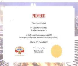 Indonesia Award 2014 The Best Performance