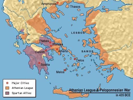 b) The Peloponnesian Wars (431-404 B.C.