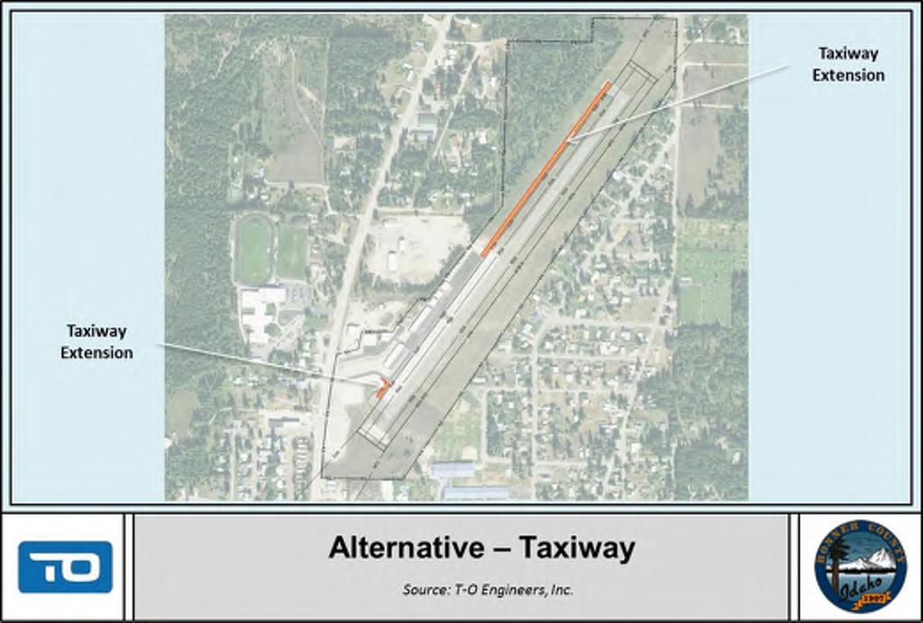 FIGURE 5-7: FULL PARALLEL TAXIWAY Alternatives Evaluation Table 5-10