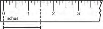 So, the length of line segment A is about 3