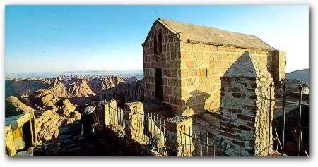 Catherine s. The summit of Mount Sinai lies at 2,285 metres (7,798 feet) and it is said that this is where Moses received the 10 commandments.
