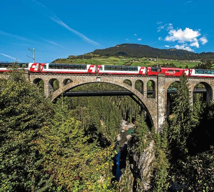 A panoramic journey through the heart of Switzerland on board the world s slowest