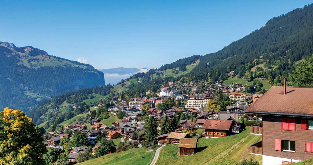 If you are looking for an idyllic Swiss mountain village, then traffic-free Wengen with its picturesque buildings