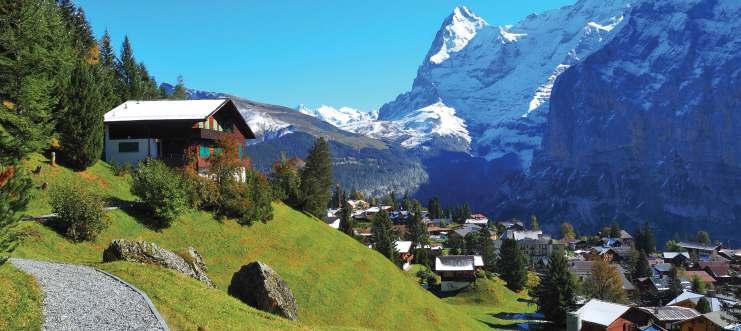 Dramatic scenery, a friendly village atmosphere and four different routes to the mountains all make Grindelwald a great summer destination.