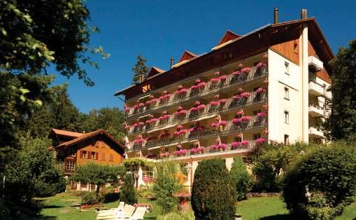 Wengen With its beautiful garden and sun terrace overlooking the Jungfrau massif and Lauterbrunnen valley, this traditional hotel dating from 1898 offers a relaxed and quiet stay, only five minutes