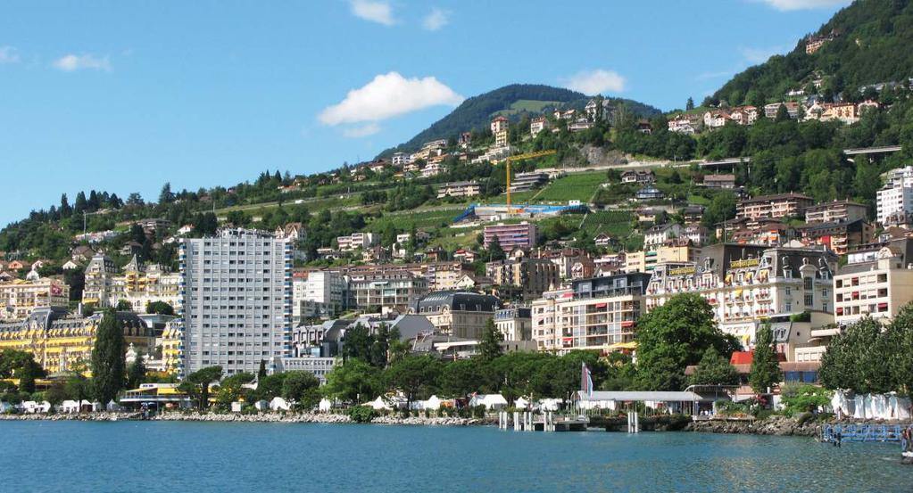 One of the oldest resorts in Switzerland, Montreux is situated between the lake and the mountains, dominating the