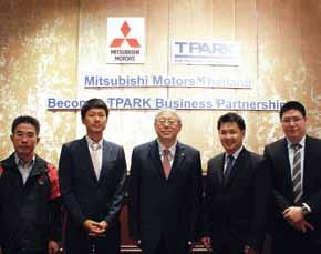 EVENTS News Mitsubishi Motors (Thailand) Setups its Largest Export Hub in Asia at TPARK Sriracha Seen posing for group picture are Mr.