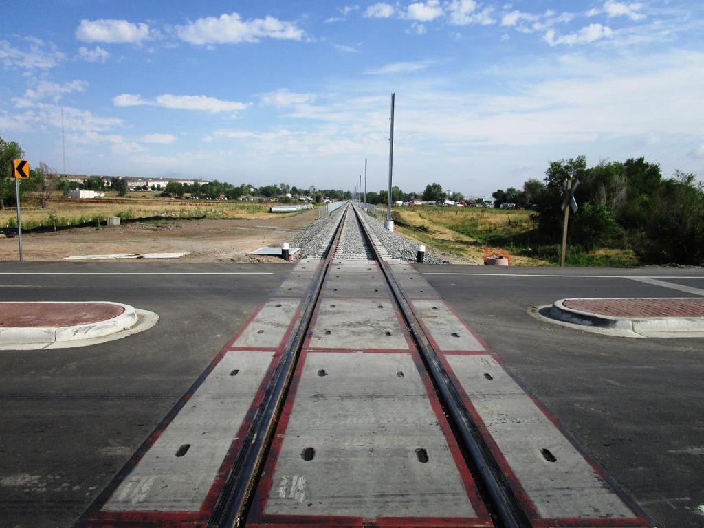 Track Crossings completed on the line 124 th Avenue Crossing 112 th Avenue Crossing 100 th